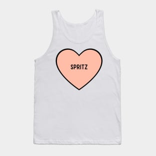 I Love Spritz Heart Shape Tank Top